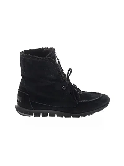 Pre-owned Cole Haan Ankle Boots In Black