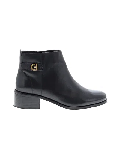 Pre-owned Cole Haan Ankle Boots In Black