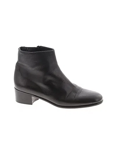 Pre-owned Cole Haan Ankle Boots In Black