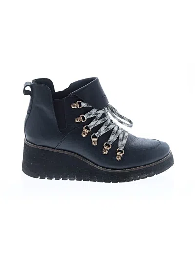 Pre-owned Cole Haan Ankle Boots In Black