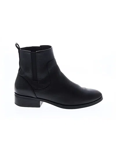 Pre-owned Cole Haan Ankle Boots In Black