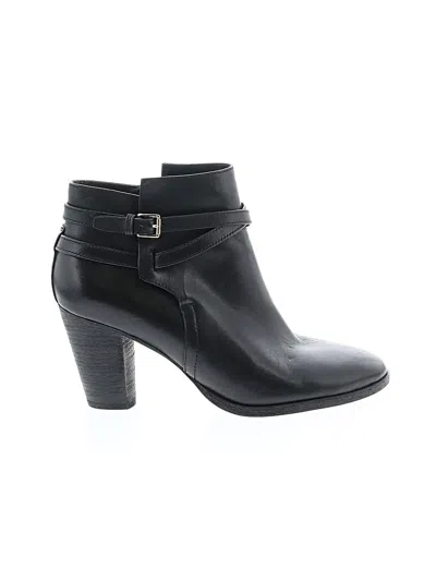 Pre-owned Cole Haan Ankle Boots In Black