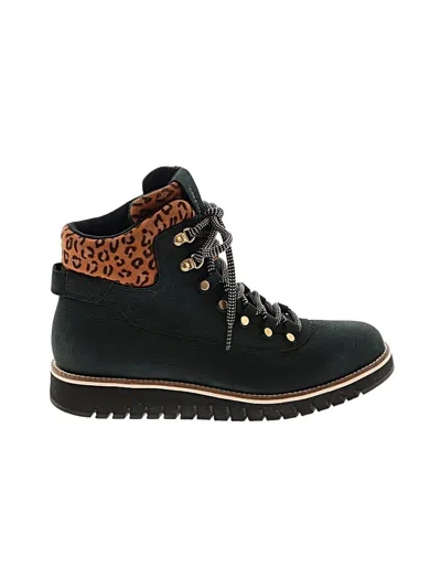 Pre-owned Cole Haan Ankle Boots In Black
