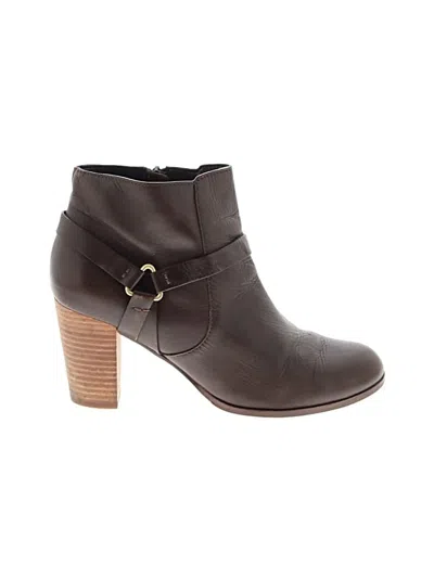 Pre-owned Cole Haan Ankle Boots In Brown