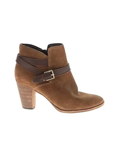 Pre-owned Cole Haan Ankle Boots In Brown
