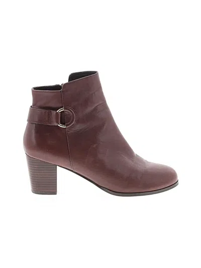 Pre-owned Cole Haan Ankle Boots In Brown