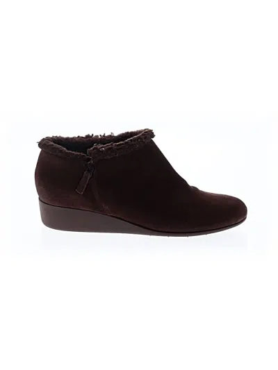 Pre-owned Cole Haan Ankle Boots In Brown
