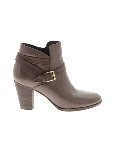 Pre-owned Cole Haan Ankle Boots In Brown