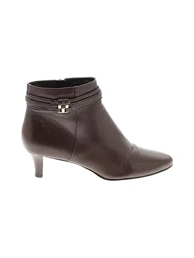 Pre-owned Cole Haan Ankle Boots In Brown