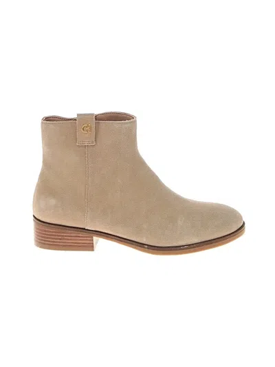 Pre-owned Cole Haan Ankle Boots In Brown