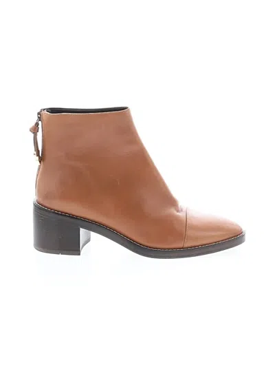 Pre-owned Cole Haan Ankle Boots In Brown