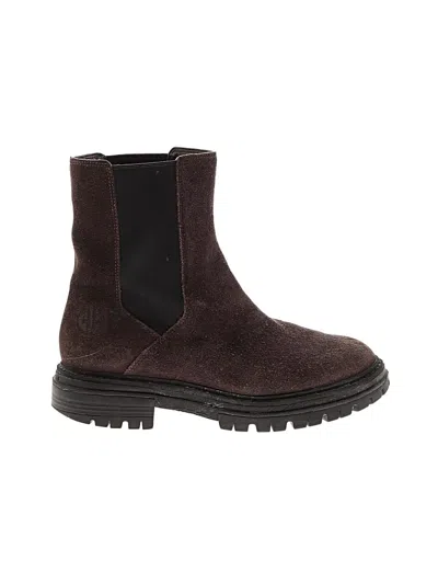Pre-owned Cole Haan Ankle Boots In Brown