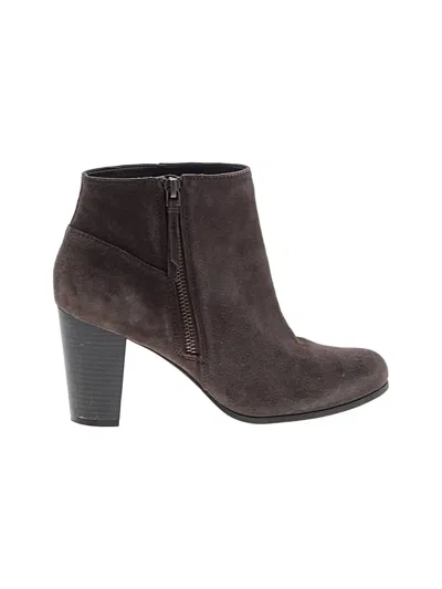 Pre-owned Cole Haan Ankle Boots In Brown