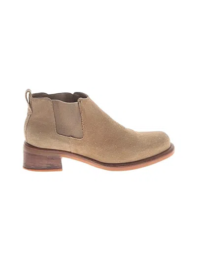 Pre-owned Cole Haan Ankle Boots In Brown