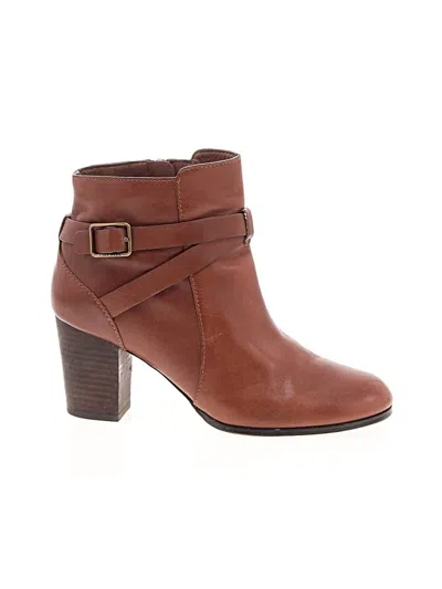 Pre-owned Cole Haan Ankle Boots In Brown