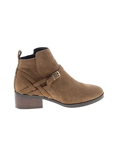Pre-owned Cole Haan Ankle Boots In Brown