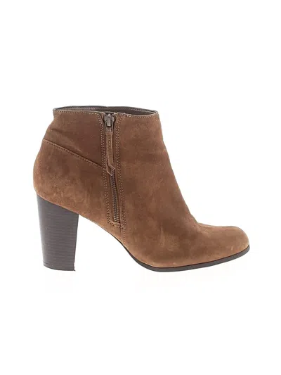 Pre-owned Cole Haan Ankle Boots In Brown