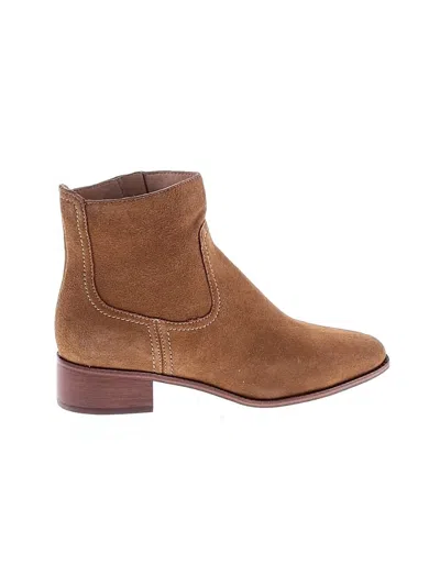 Pre-owned Cole Haan Ankle Boots In Brown