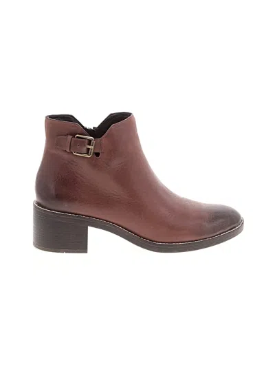 Pre-owned Cole Haan Ankle Boots In Brown