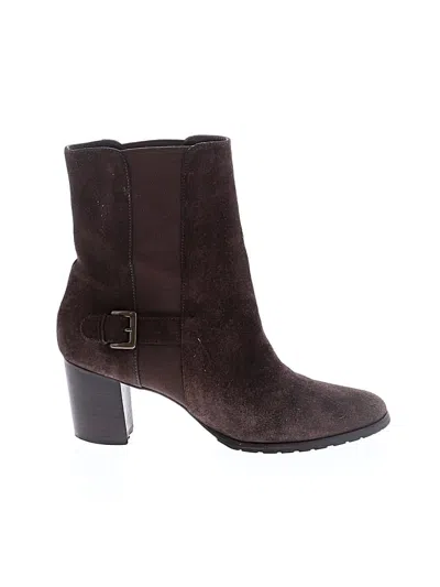 Pre-owned Cole Haan Ankle Boots In Brown