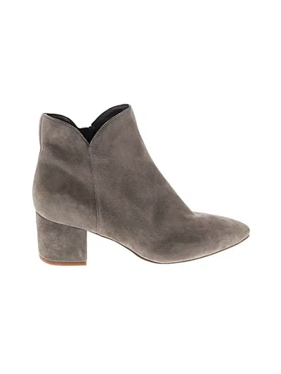 Pre-owned Cole Haan Ankle Boots In Gray