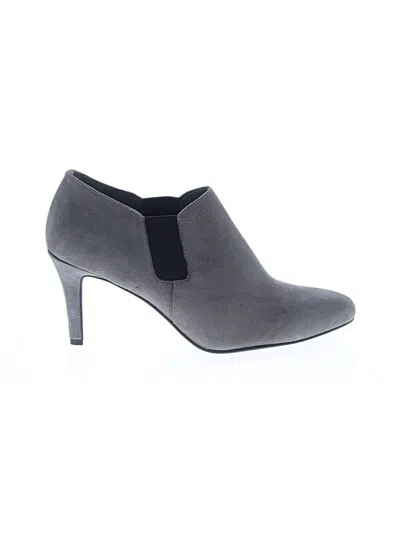 Pre-owned Cole Haan Ankle Boots In Gray