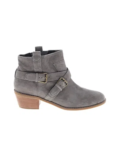 Pre-owned Cole Haan Ankle Boots In Gray