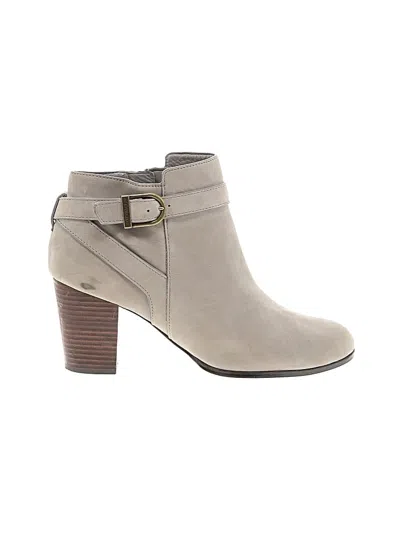 Pre-owned Cole Haan Ankle Boots In Gray