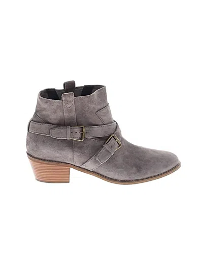 Pre-owned Cole Haan Ankle Boots In Gray