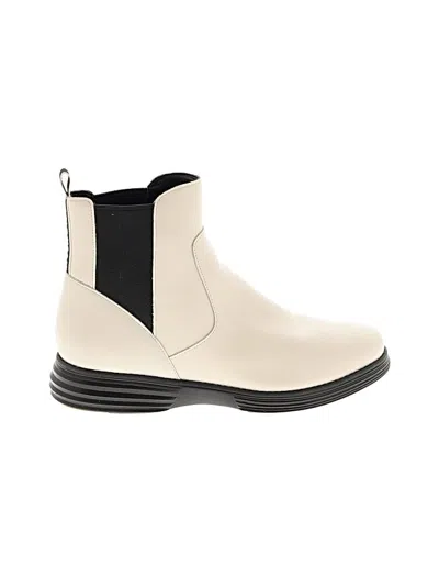 Pre-owned Cole Haan Ankle Boots In Ivory