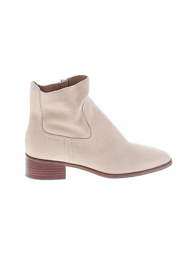 Pre-owned Cole Haan Ankle Boots In Ivory