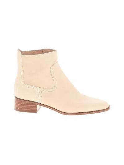 Pre-owned Cole Haan Ankle Boots In Ivory