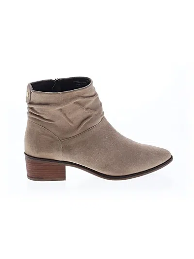 Pre-owned Cole Haan Ankle Boots In Tan