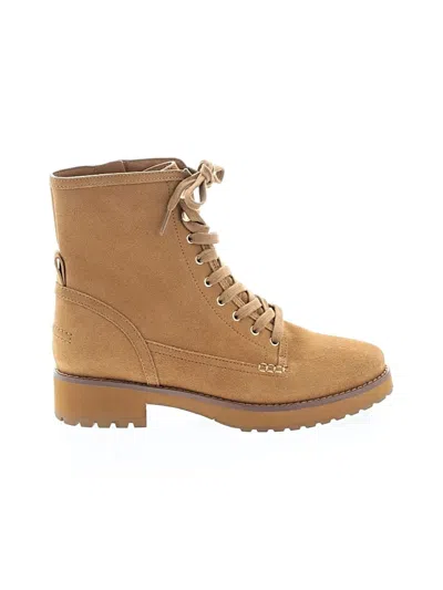 Pre-owned Cole Haan Ankle Boots In Tan