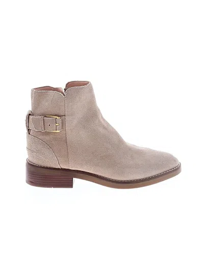 Pre-owned Cole Haan Ankle Boots In Tan