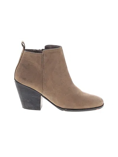 Pre-owned Cole Haan Ankle Boots In Tan