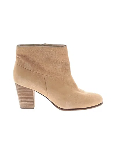 Pre-owned Cole Haan Ankle Boots In Tan