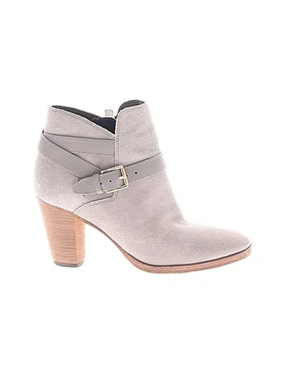 Pre-owned Cole Haan Ankle Boots In White