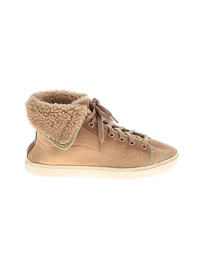 Pre-owned Cole Haan Ankle Boots In White