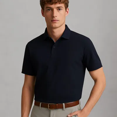 Cole Haan Ashland Polo In Blue