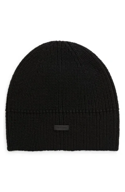 Cole Haan Avery No Cuff Beanie In Caviar