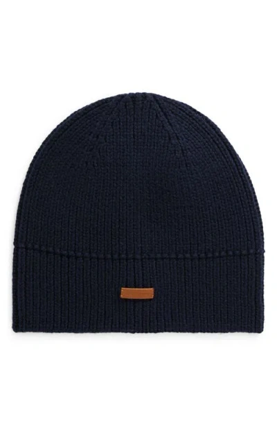 Cole Haan Avery No Cuff Beanie In Navy Blazer