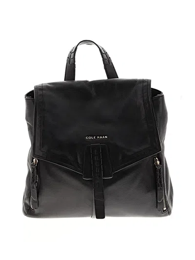Pre-owned Cole Haan Backpack In Black