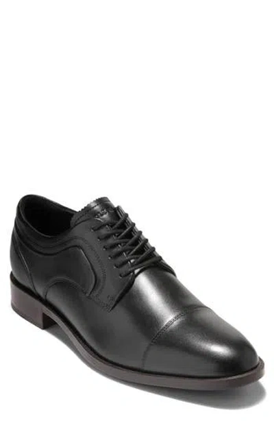 Cole Haan Barton Grand Cap Toe Derby In Black