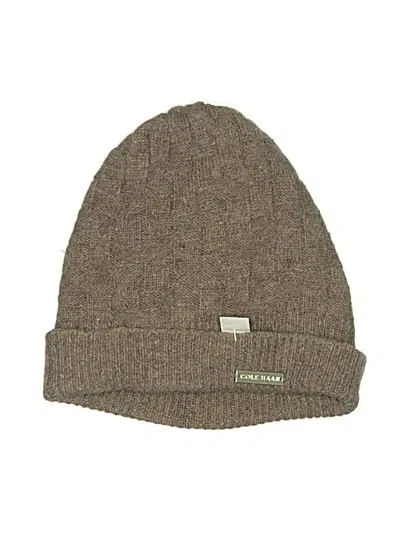 Pre-owned Cole Haan Beanie Hat In Brown