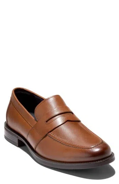 Cole Haan Newmark Grand Penny Loafers Mens Sz 12 M British Tan Leather Moc Toe Men main image 4