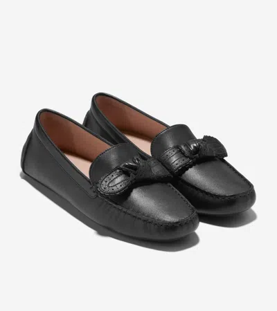 Cole Haan Bellport Bow Driver In Black