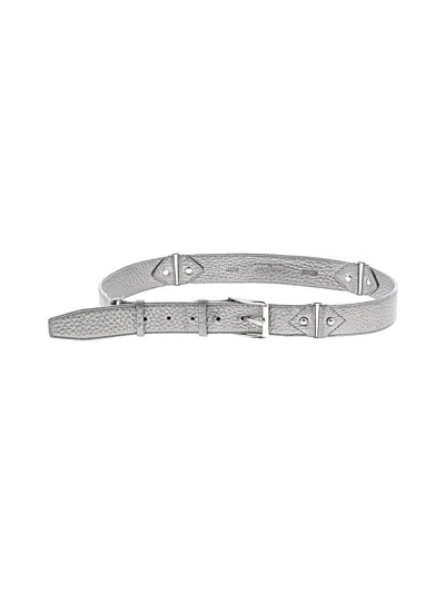 Pre-owned Cole Haan Belt In Silver