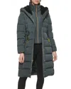 Cole Haan Women's Signature Faux Fur Lined Down Coat In Graphite