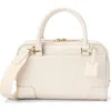Cole Haan Beverly Leather Satchel In Ivory